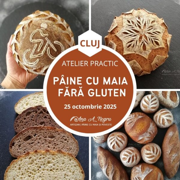 Atelier de pâine cu maia fără gluten - Cluj