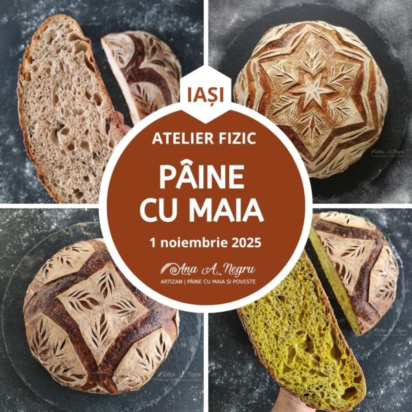 Atelier de pâine artizanală cu maia - Iași