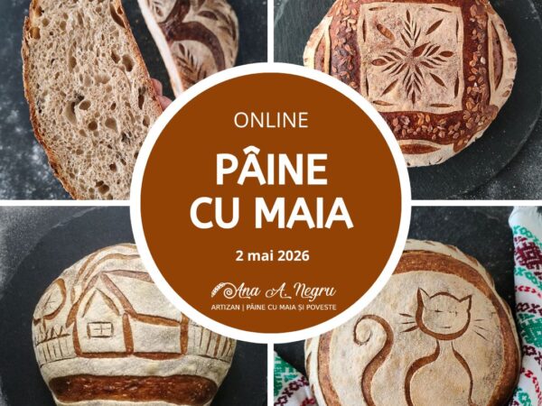 Online - Atelier de pâine artizanală cu maia