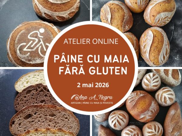 Online - Atelier de pâine cu maia fără gluten