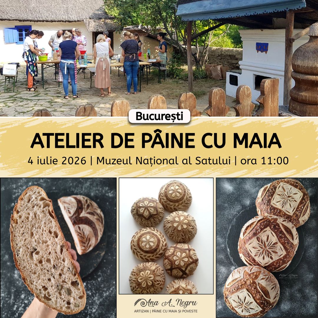 București - Atelier de pâine artizanală cu maia