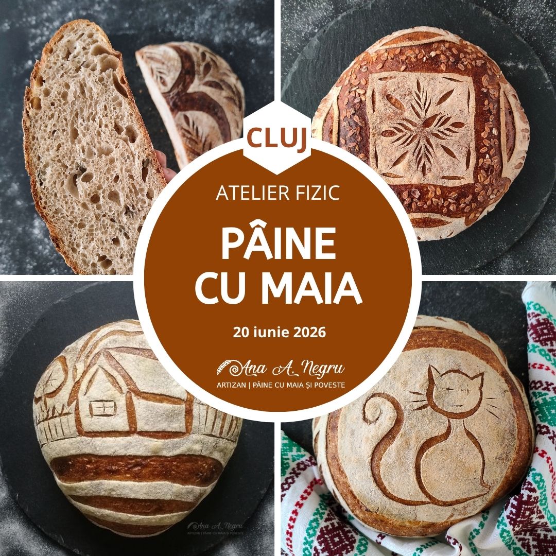 Cluj - Atelier de pâine artizanală cu maia