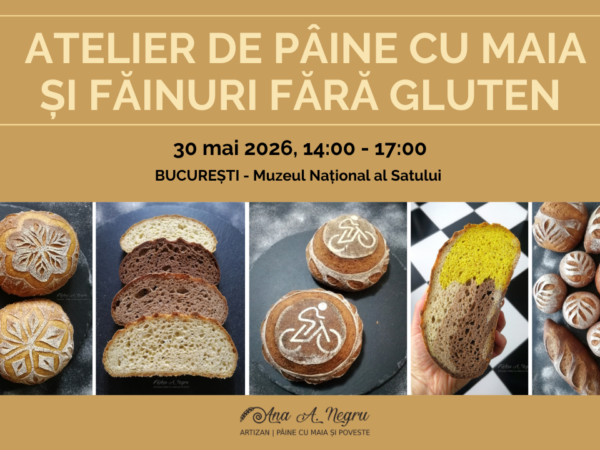 București - Atelier de pâine cu maia fără gluten