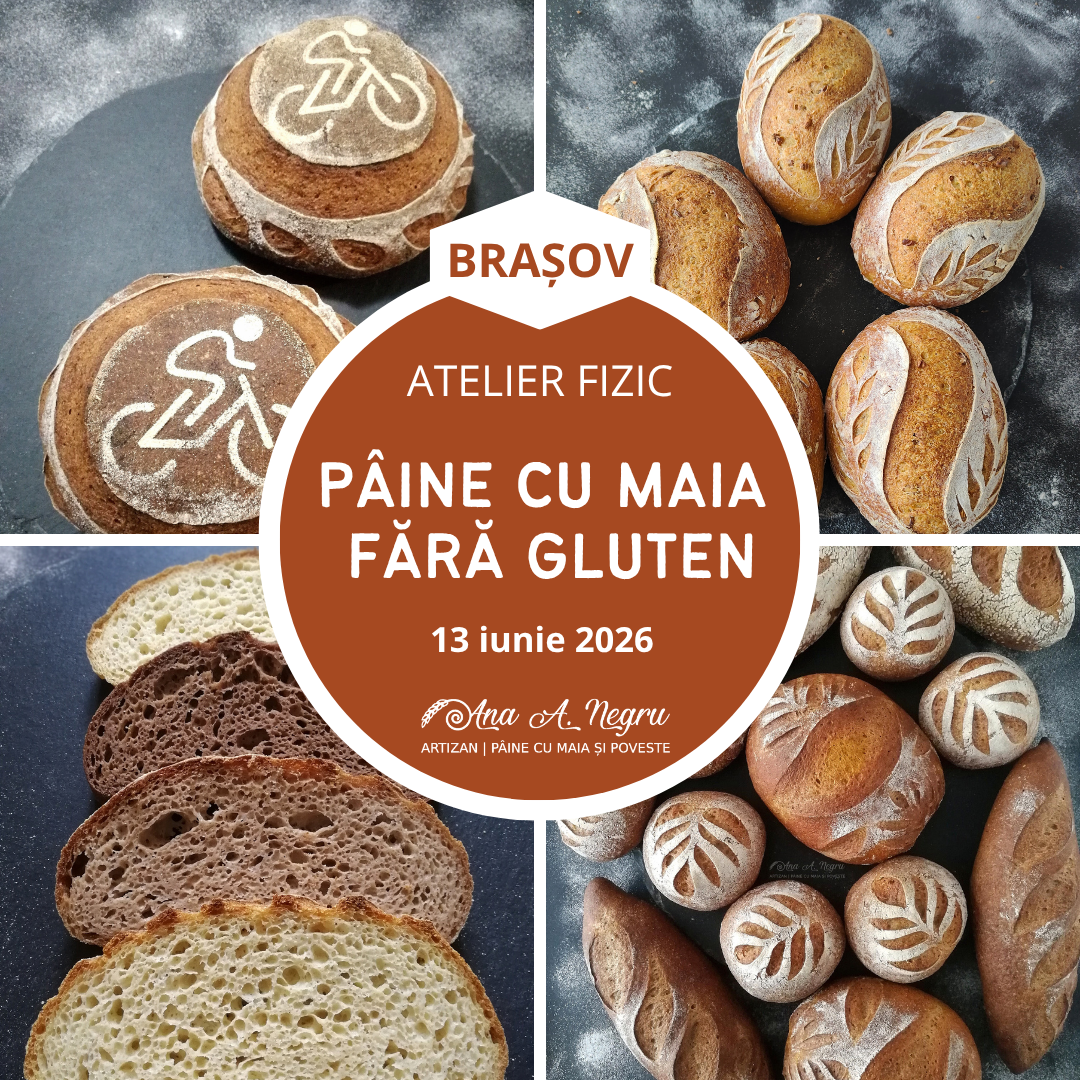 Brașov - Atelier de pâine cu maia fără gluten